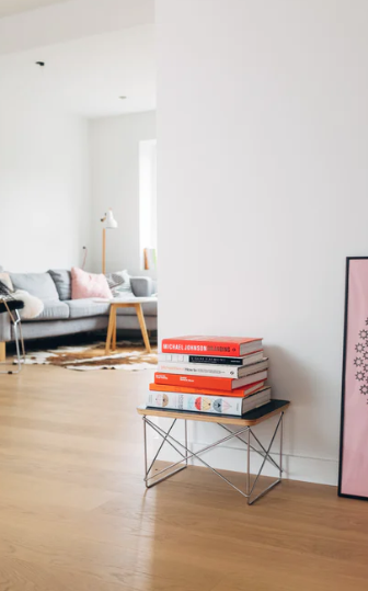 Eames - Side table, wire base